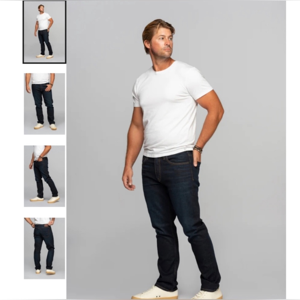 Revtown Decade Denim Sharp Jeans in Dark Indigo Size 36 x 30
